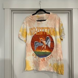 Led Zeppelin Band T Shirt in Tie Dye
